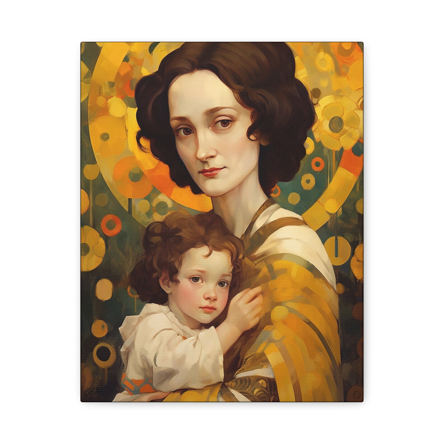 Saint Gianna Beretta Molla  - Gallery Wrapped Canvas - Sanctified Souls Print - Religious Art for your Home