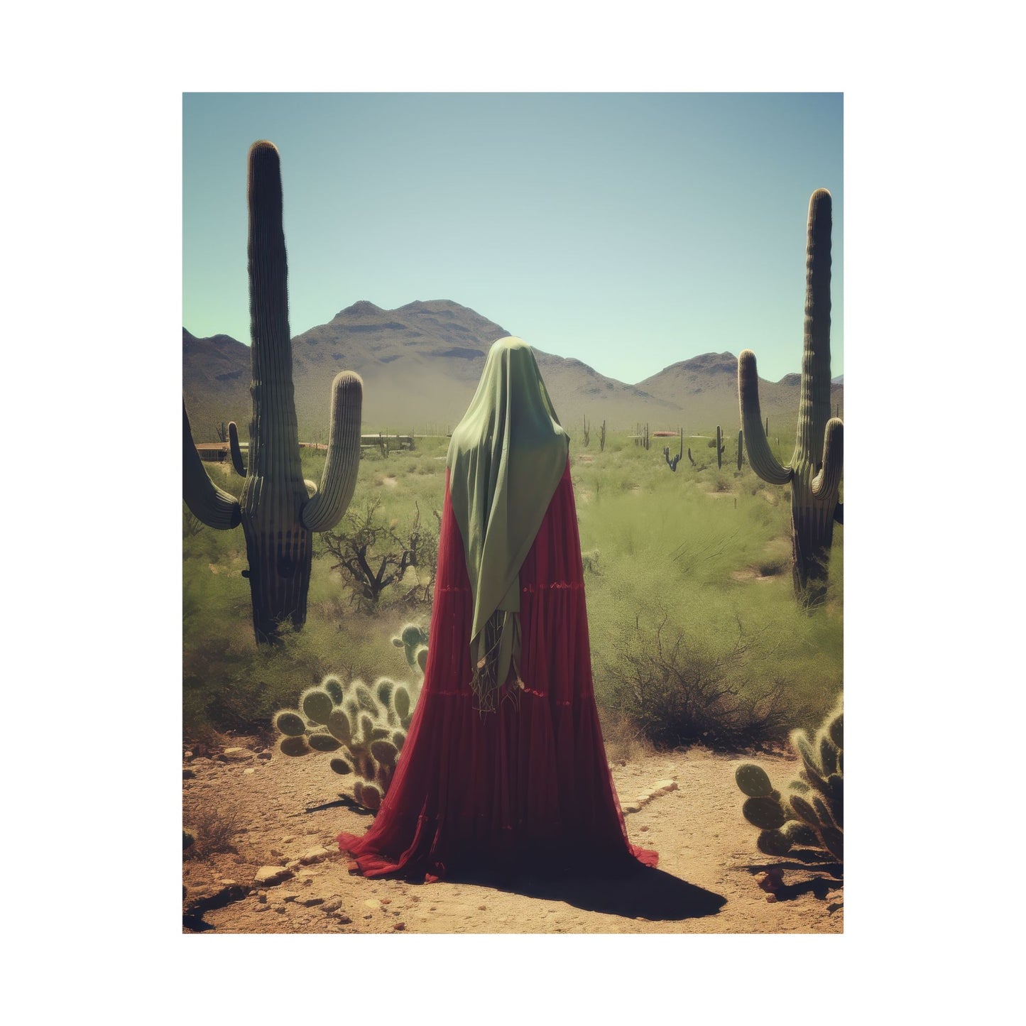 Saint Melania the Elder, Desert Mother Poster Print - Sanctified Souls Print - Multiple Sizes - Premium Posters - Catholic Art