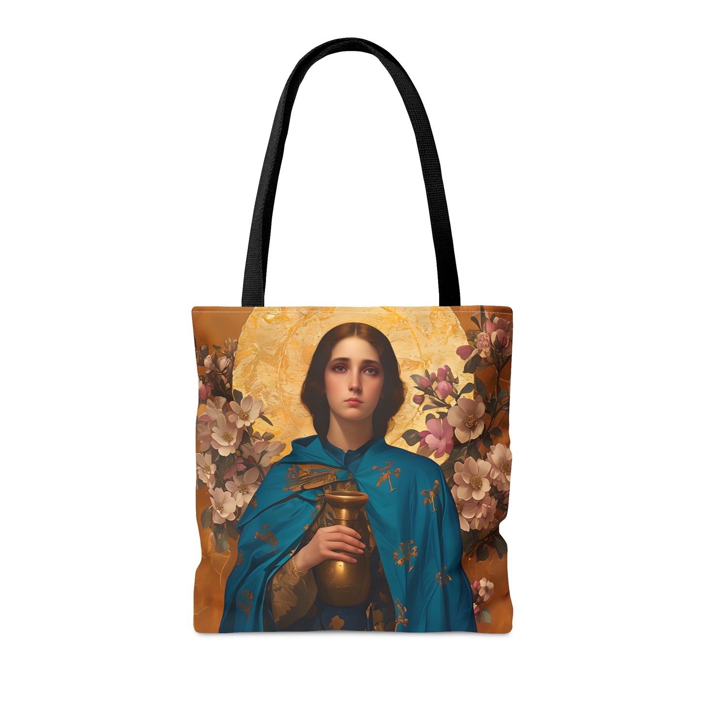 Saint Anastasia the Patrician of Alexandria Tote Bag - Three sizes - Large Medium Small Faith Art Bag - Catholic purse - Double Sided