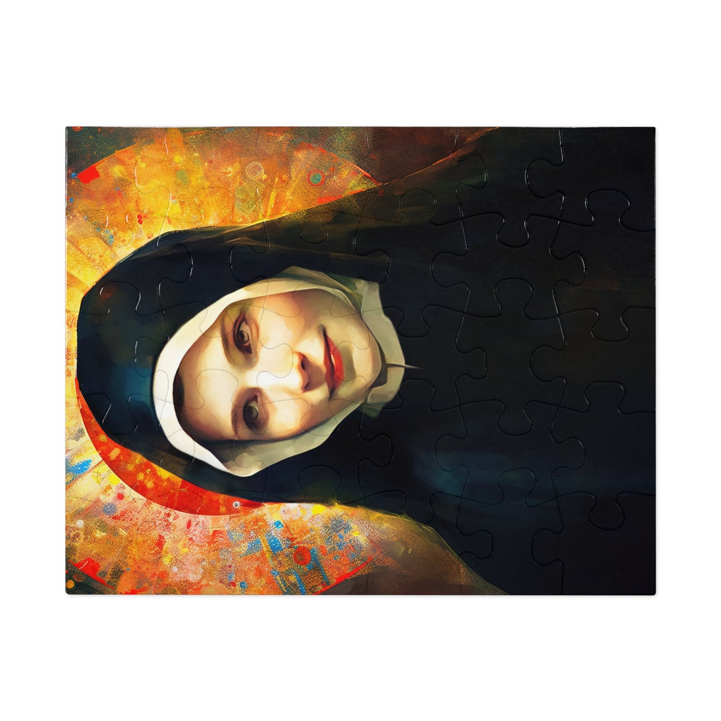 Saint Maria Faustina Kowalska - Puzzle and Keepsake Tin - Religious Jigsaw Puzzle (30, 110, 252, 500,1000-Piece) - Religious Puzzle