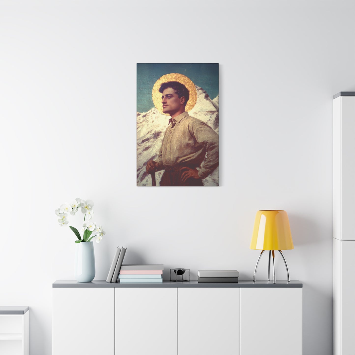 Saint Pier Giorgio Frassati -  Museum Wrapped Canvas - Sanctified Souls Print - Religious Art for your Home - Catholic Patron Saint Art