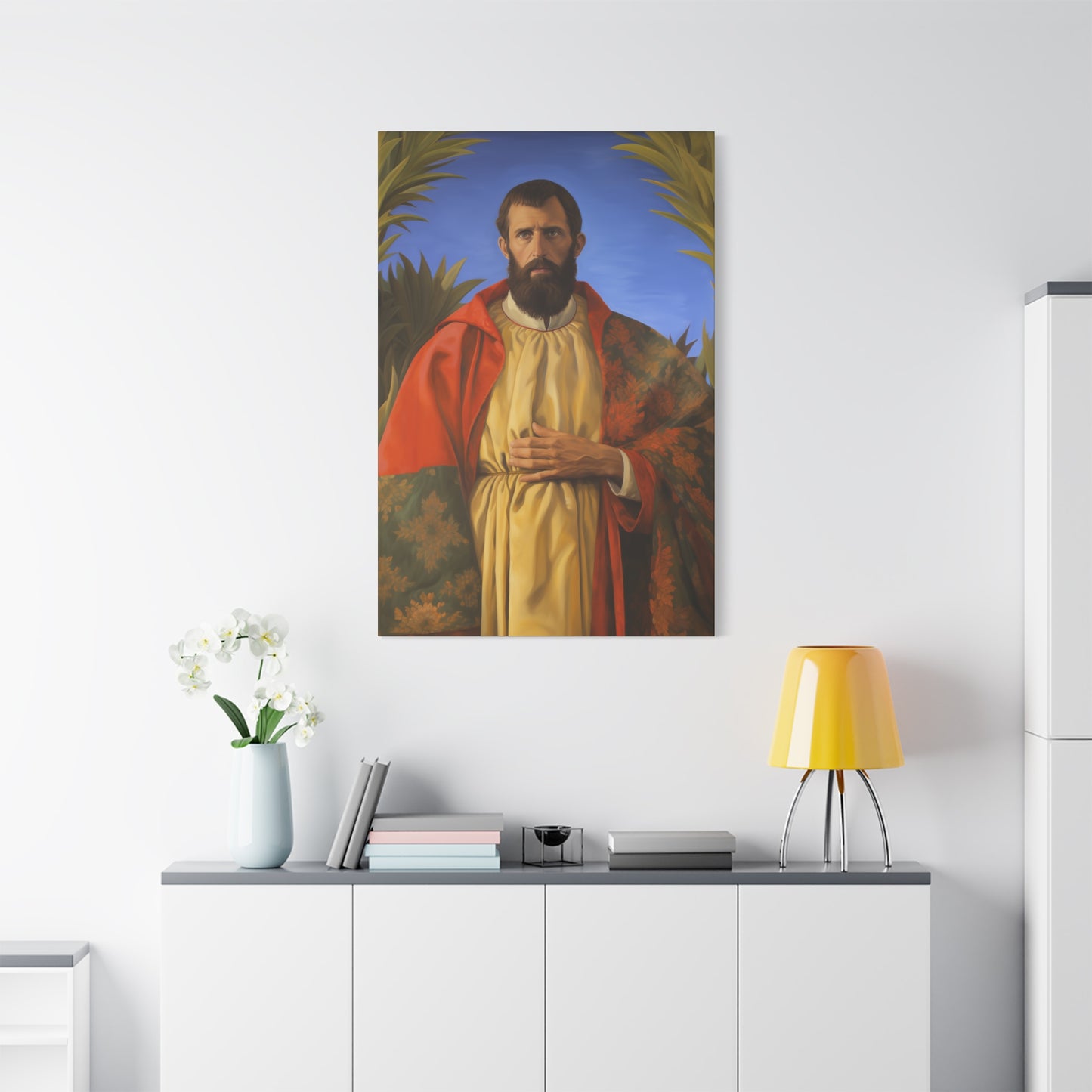 Saint Thomas the Apostle - Museum Wrapped Canvas - Sanctified Souls Print - Religious Art for your Home