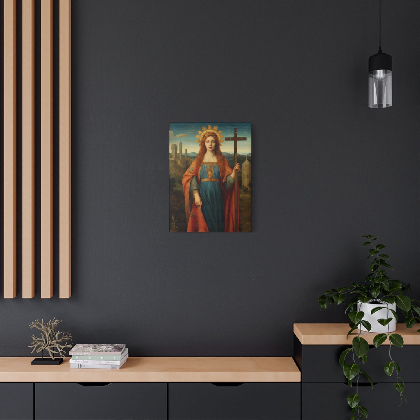 Saint Helena Canvas Print - Multiple Sizes - Catholic Home art - Museum Wrapped Canvas - Sanctified Souls Print