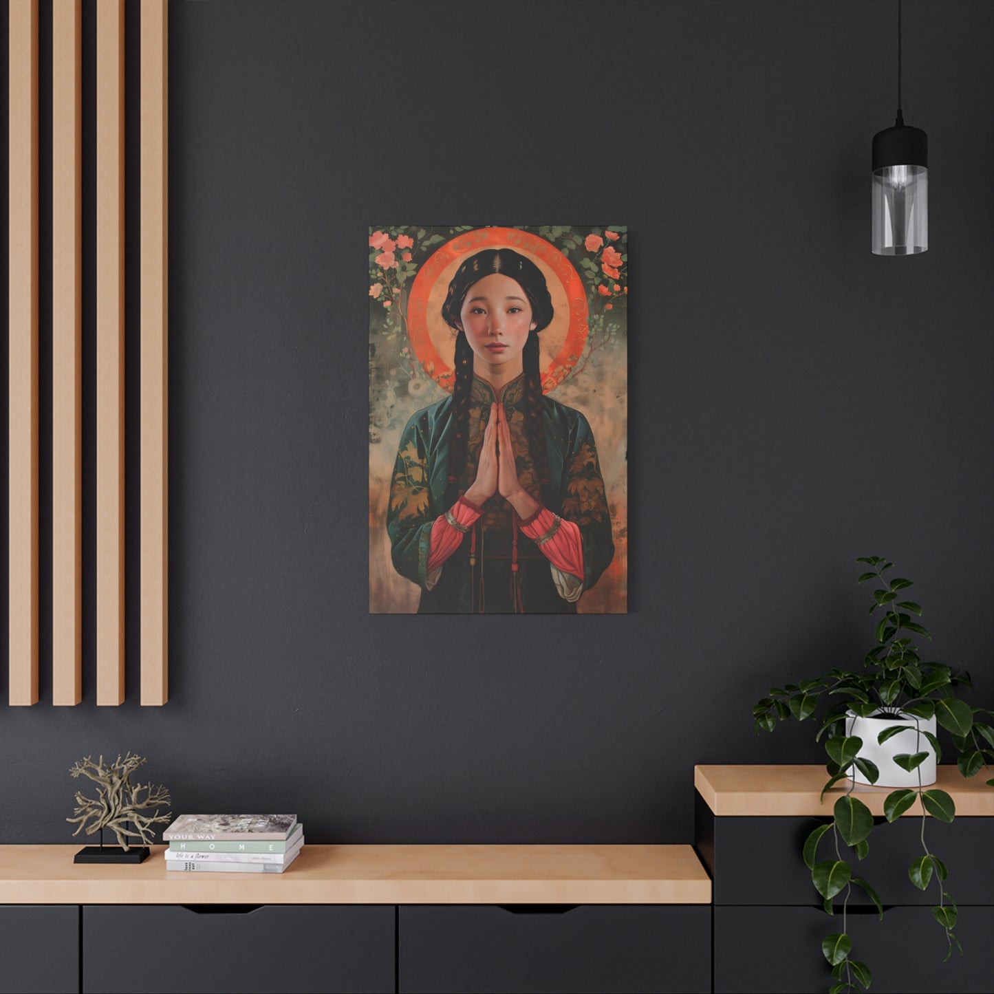 Saint Anna Wang - Museum Wrapped Canvas - Sanctified Souls Print - Art for your Home - Religious Art -  Martyr of China