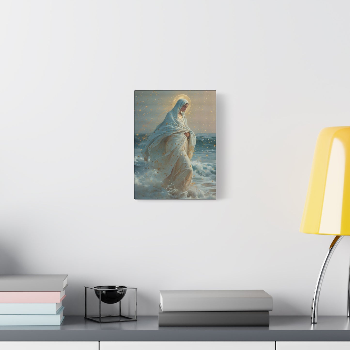 Guiding Light - Our Lady, Star of the Sea - Museum Wrapped Canvas - Sanctified Souls - Religious Art for your Home