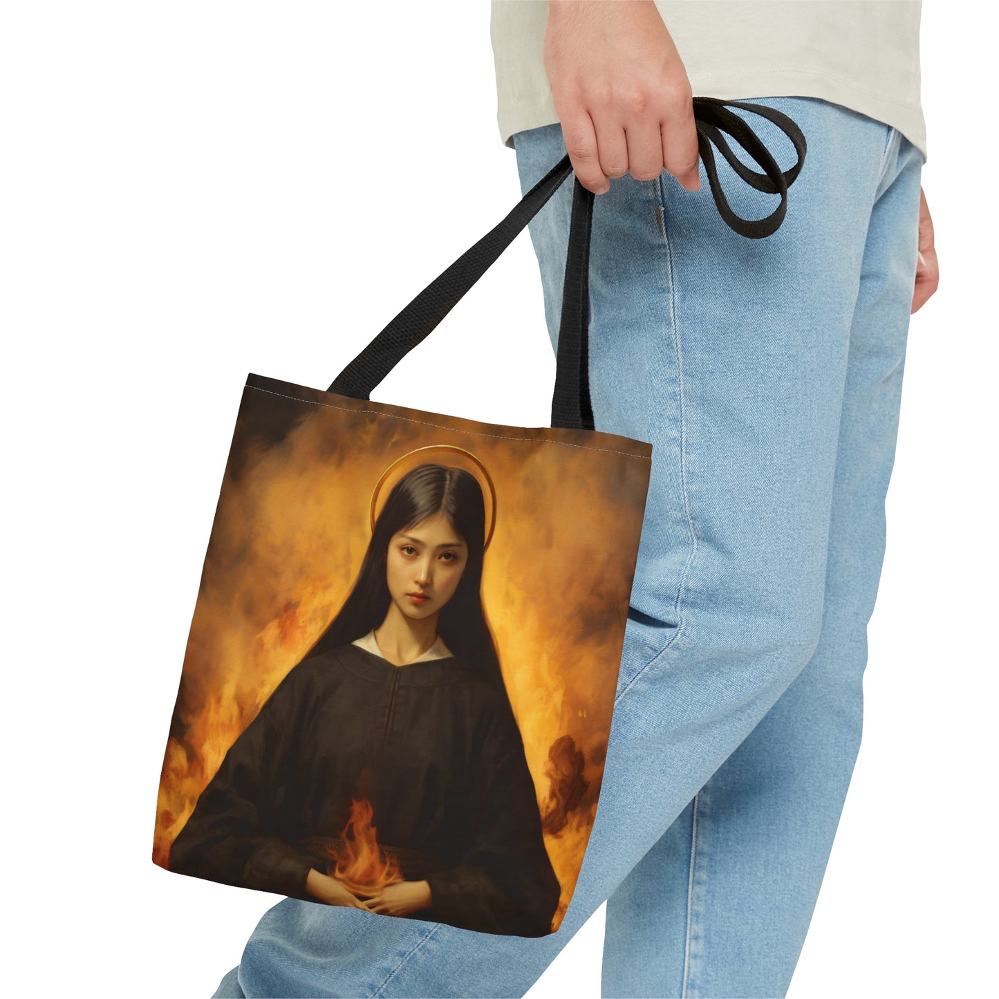 Blessed Mary Magdalen Kiota Tote Bag - Large Medium Small Faith Art Bag - Catholic Faith Purse - Religious - Reusable - Prayer Bag