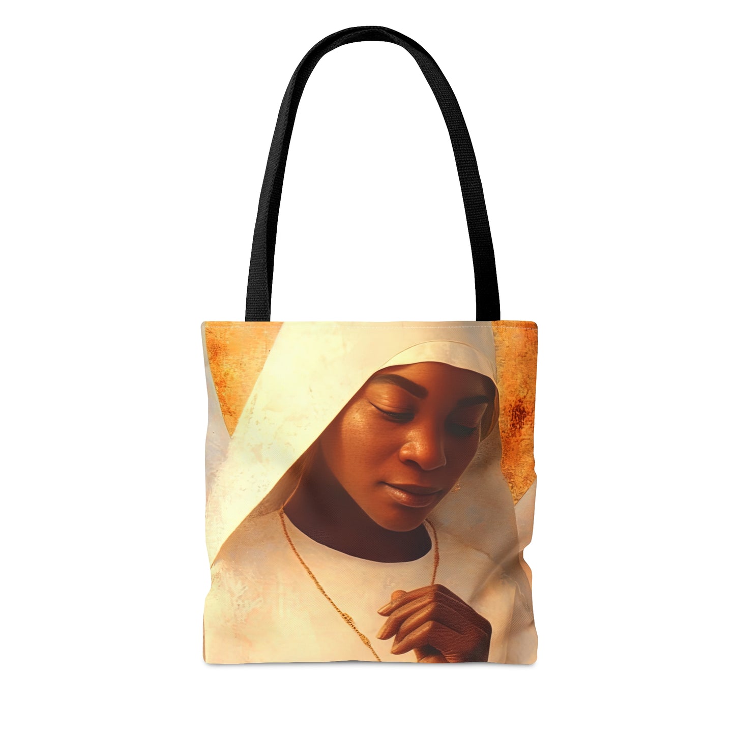 Blessed Marie-Clementine Anuarite Nengapeta Tote Bag - Large Medium Small Faith Art Bag - Catholic Faith Purse - Double Sided