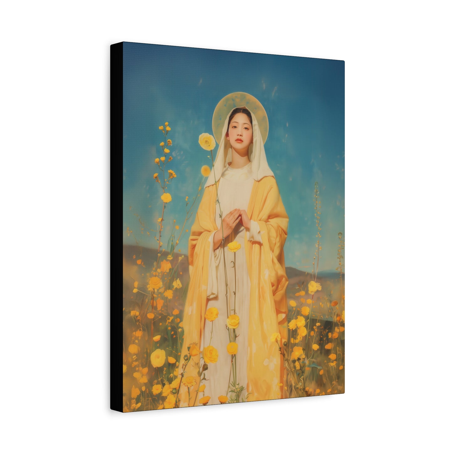 Saint Agatha Lin - Gallery Wrapped Canvas - Print - Religious Art for your Home - Catholic Art