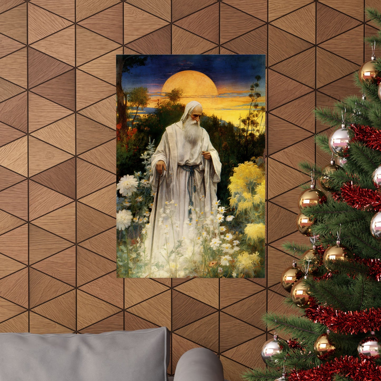 Saint Phocas the Gardener Print - Sanctified Souls Print - Multiple Sizes - Premium Matte Vertical Posters