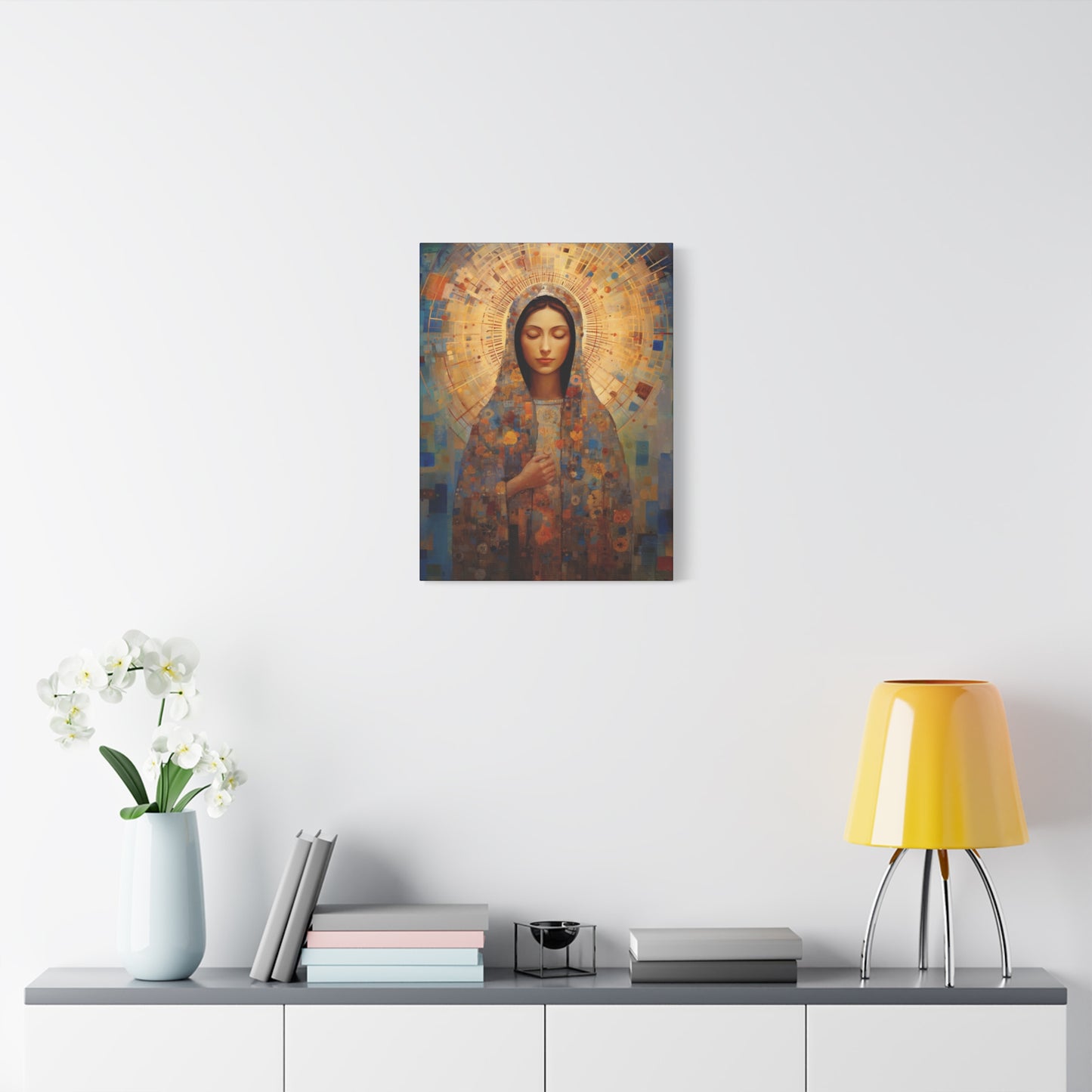 The Virgin of the Americas : Our Lady of Guadalupe Museum Wrapped Canvas Print - Multiple Sizes - Catholic Home art