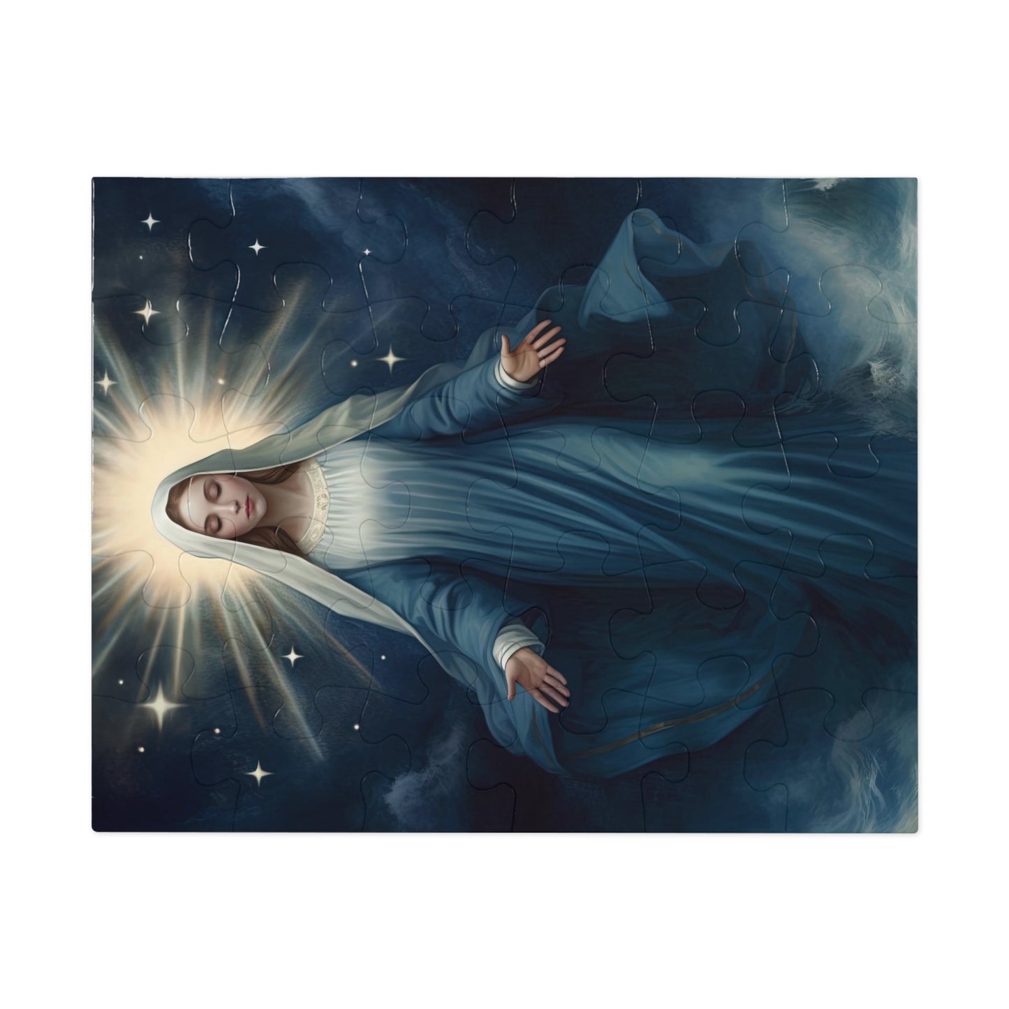 Our Lady Star of the Sea - Puzzle and Keepsake Tin - Religious Jigsaw Puzzle (30, 110, 252, 500,1000-Piece) - Religious Puzzle
