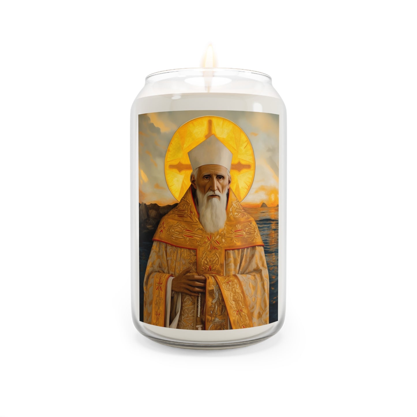 Saint Innocent of Alaska - Scented Prayer Candle, 13.75oz - Tall Size - Religious Prayer Candle - Catholic Art