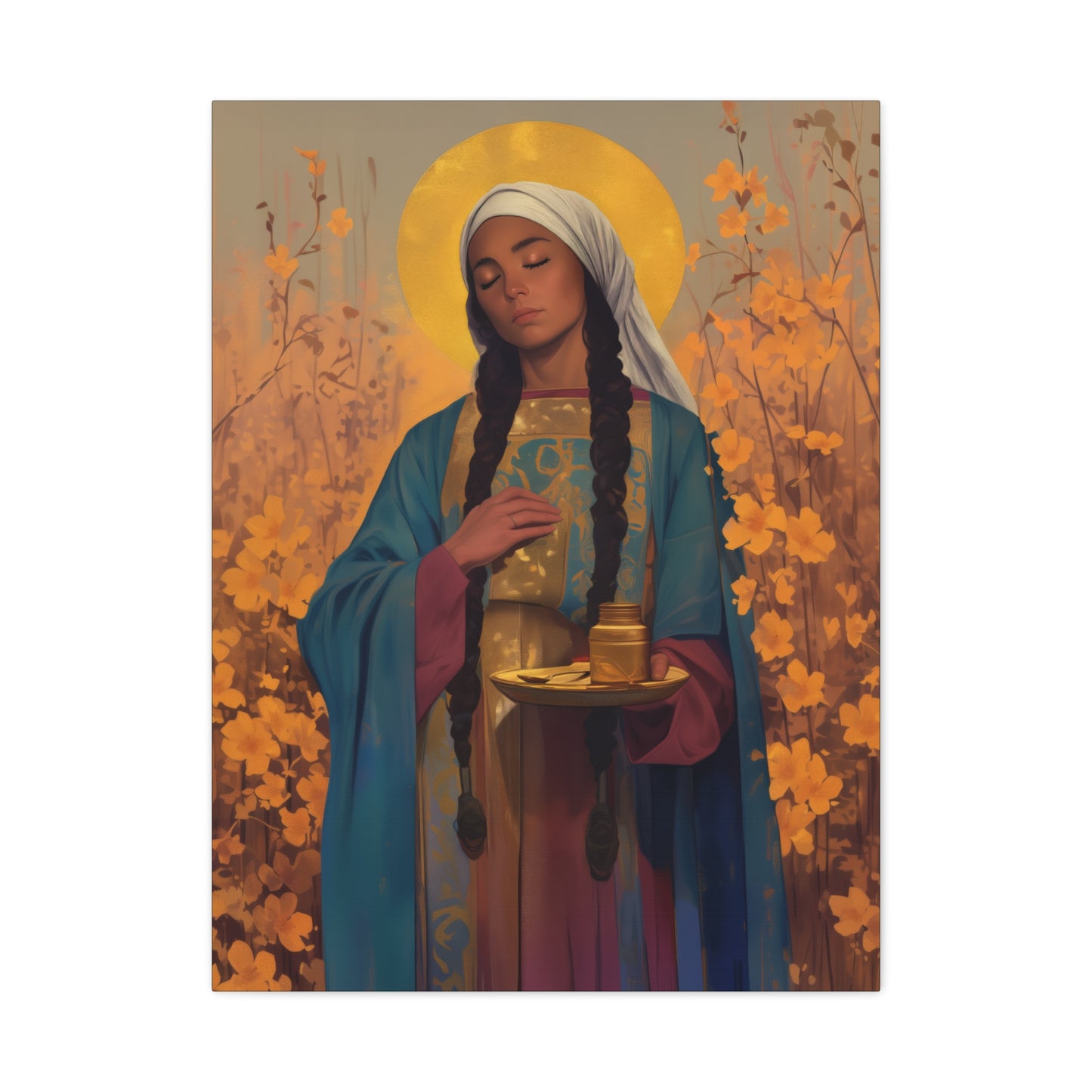 Saint Hermione of Ephesus - Gallery Wrapped Canvas - Print - Religious Art for your Home - Catholic Art Print