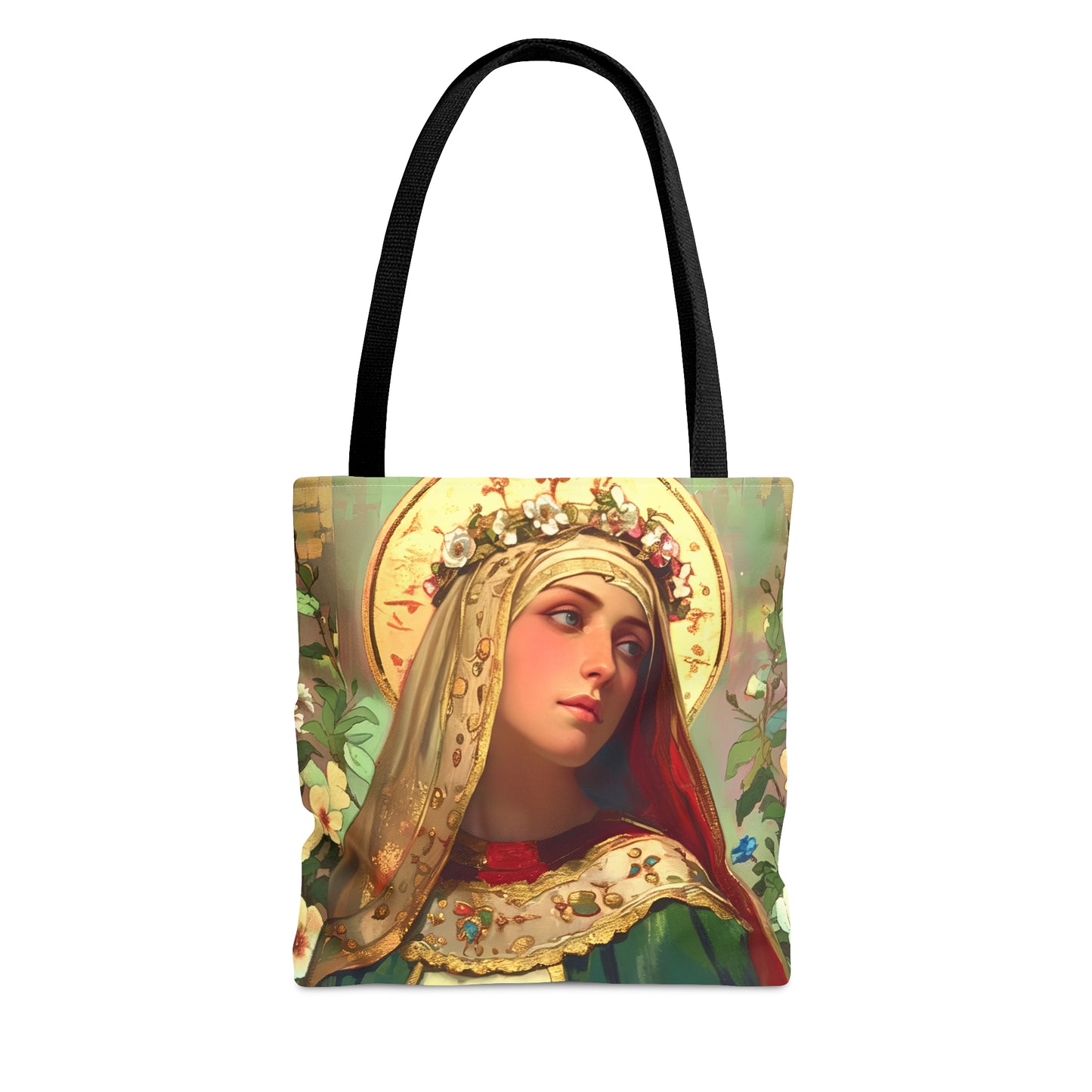 Saint Matilda of Germany Tote Bag - Purse - Three sizes - Large Medium Small Faith Art Bag - Catholic faith carry-all purse - Double Sided