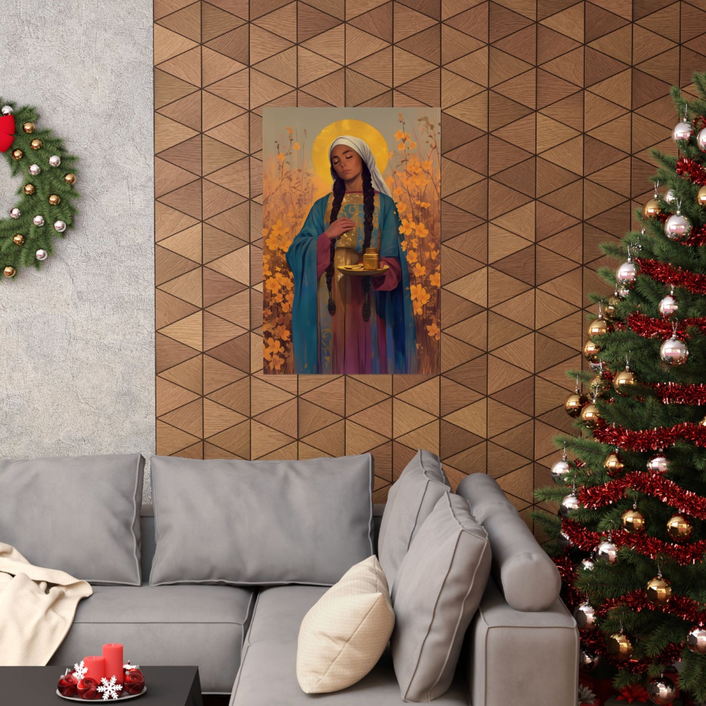 Saint Hermione of Ephesus - Sanctified Souls Print - Multiple Sizes - Premium Matte Vertical Posters
