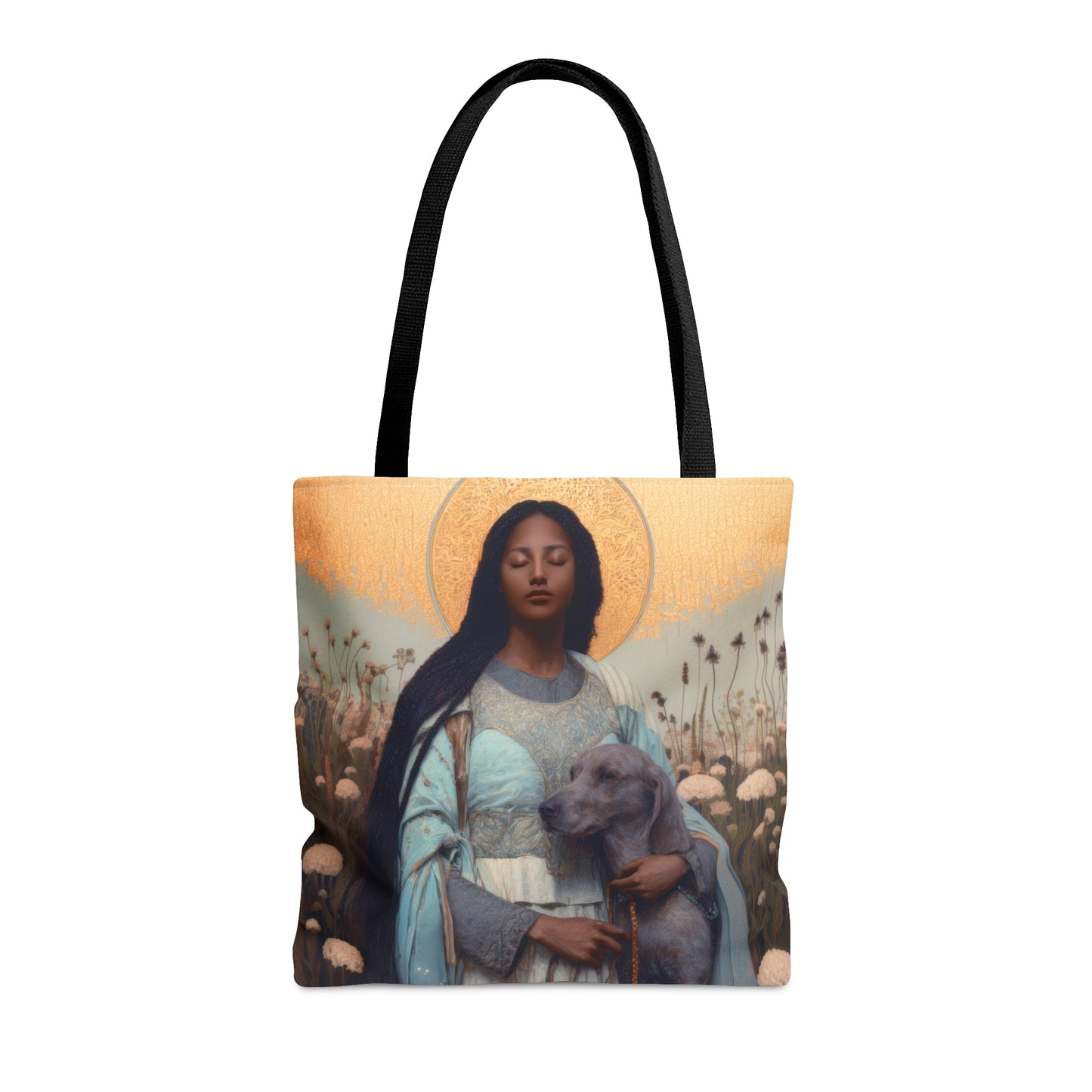Saint Quiteria - Tote Bag - Large Medium Small Faith Art Bag - Catholic Faith Purse