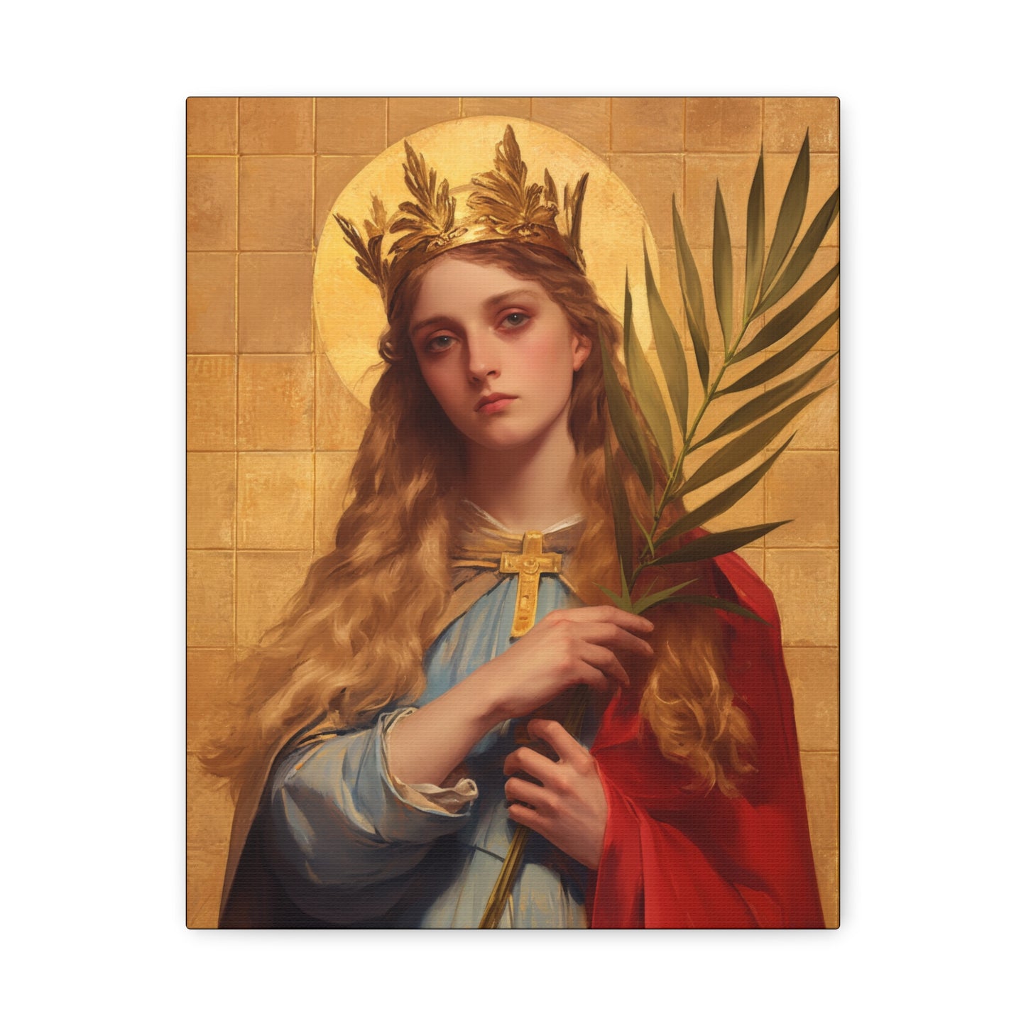 Saint Agrippina - Gallery Wrapped Canvas - Print - Religious Art for your Home - Catholic Art