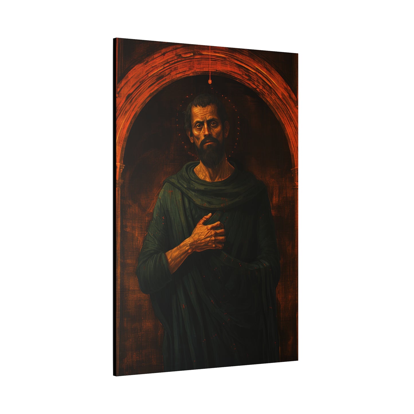 Saint Bartholomew Canvas Print - Multiple Sizes - Catholic Home art - Museum Wrapped Canvas - Sanctified Souls Print