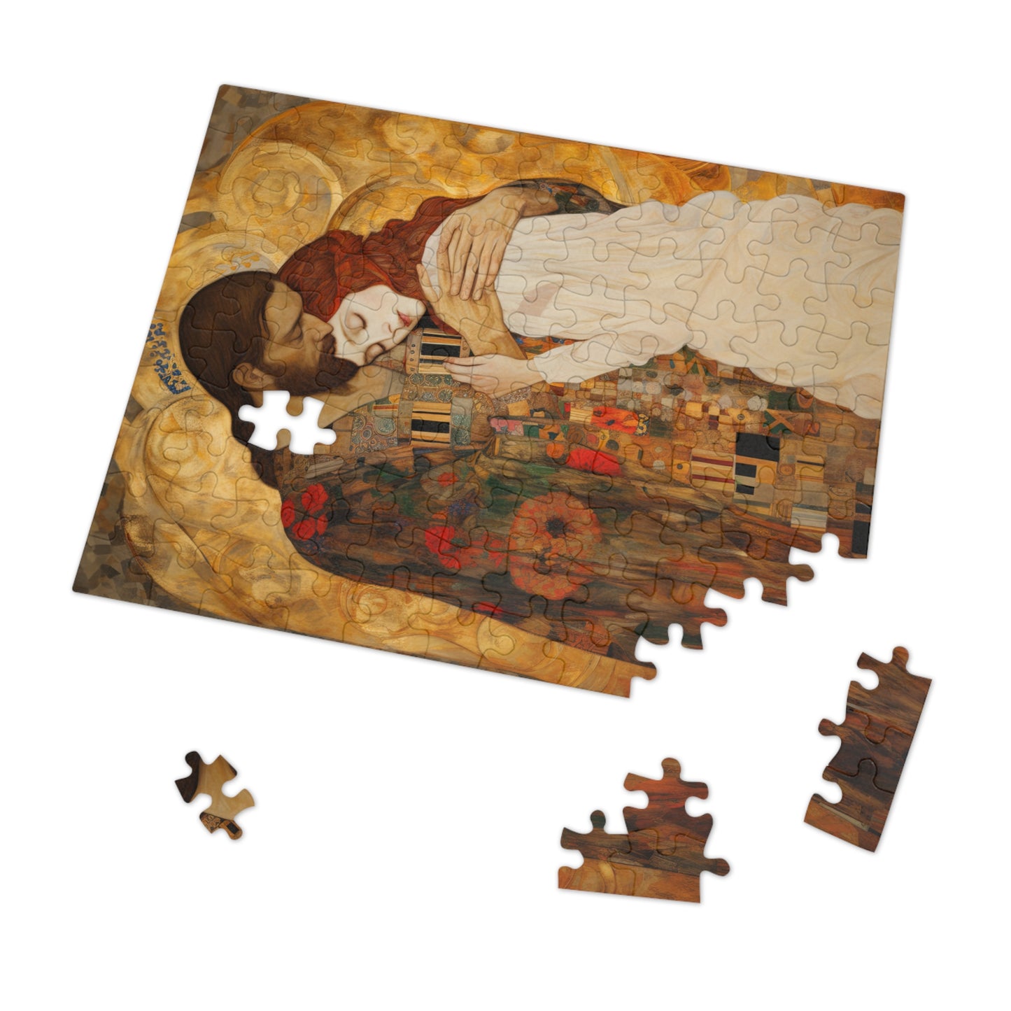 Christ Embracing Mary Magdalene Puzzle and Keepsake Tin - Religious Jigsaw Puzzle (30, 110, 252, 500,1000-Piece) - Devotional Puzzle