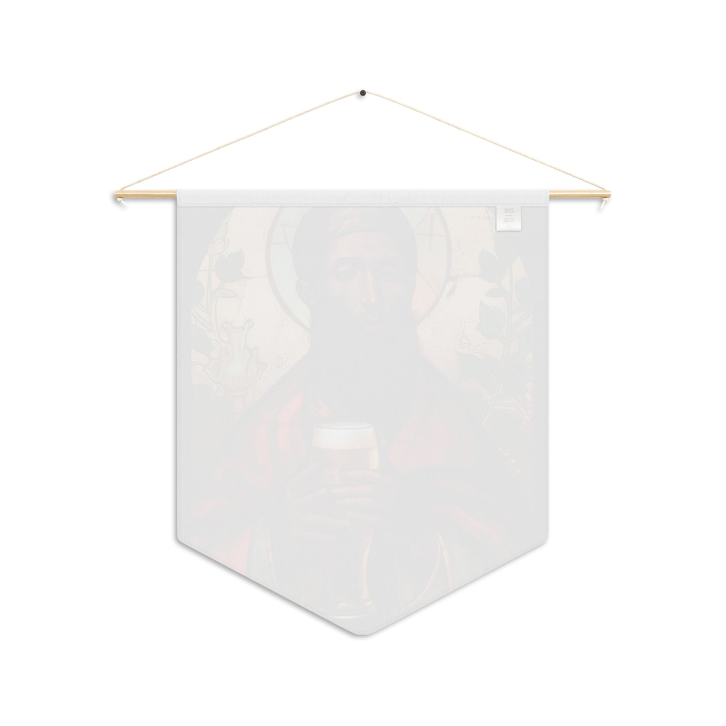 Saint Augustine of Hippo Wall Banner / Wall Hanging - Our Lady of Guadalupe - Catholic Home Art - Saint Art for your home - 18" x 21"