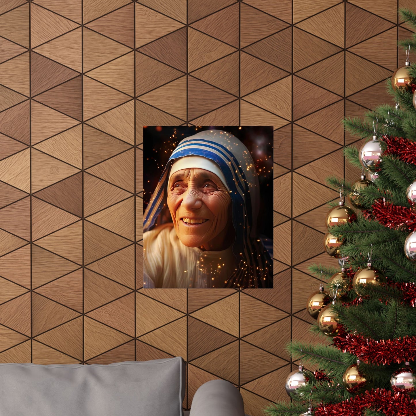 Saint Teresa of Calcutta - Mother Teresa - Sanctified Souls Print - Multiple Sizes - Premium Matte Vertical Posters