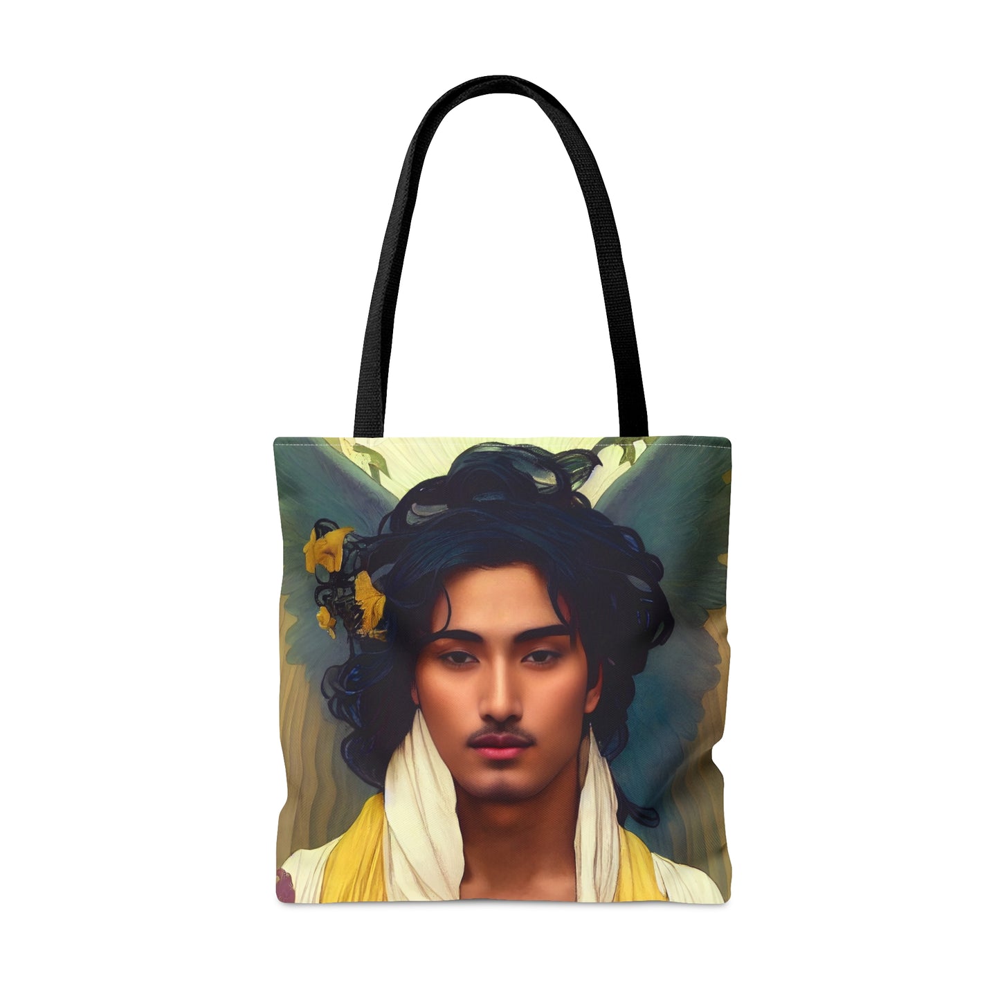 The Archangel Michael Tote Bag - Large Medium Small - Art Bag -  Guardian Angel Double Sided Purse - Carry All Bag - Spiritual Gift - Divine