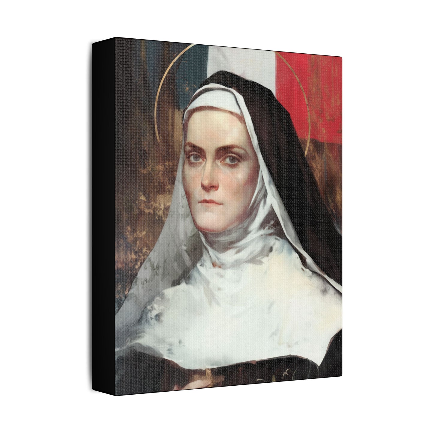 Saint Jeanne-Antide Thouret - Museum Wrapped Canvas - Print - Religious Art for your Home - Christian print - Prayer Room Art - Catholic