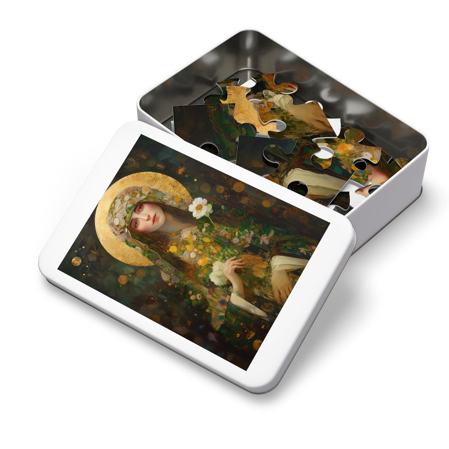 Saint Regina - Puzzle and Keepsake Tin - Religious Jigsaw Puzzle (30, 110, 252, 500,1000-Piece) - Religious Puzzle
