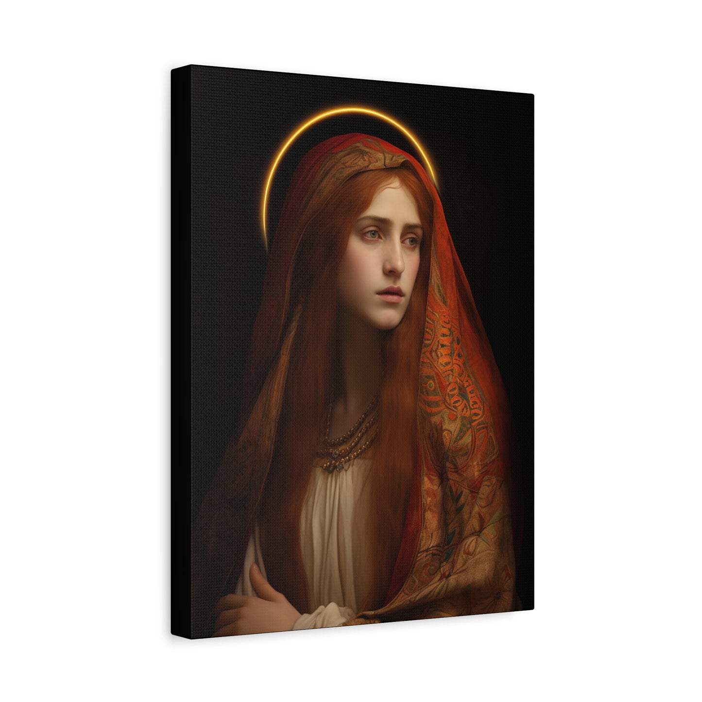 The Beloved Disciple - Mary Magdalene's Devotion - Museum Wrapped Canvas - Sanctified Souls Print - Religious Art for your Home