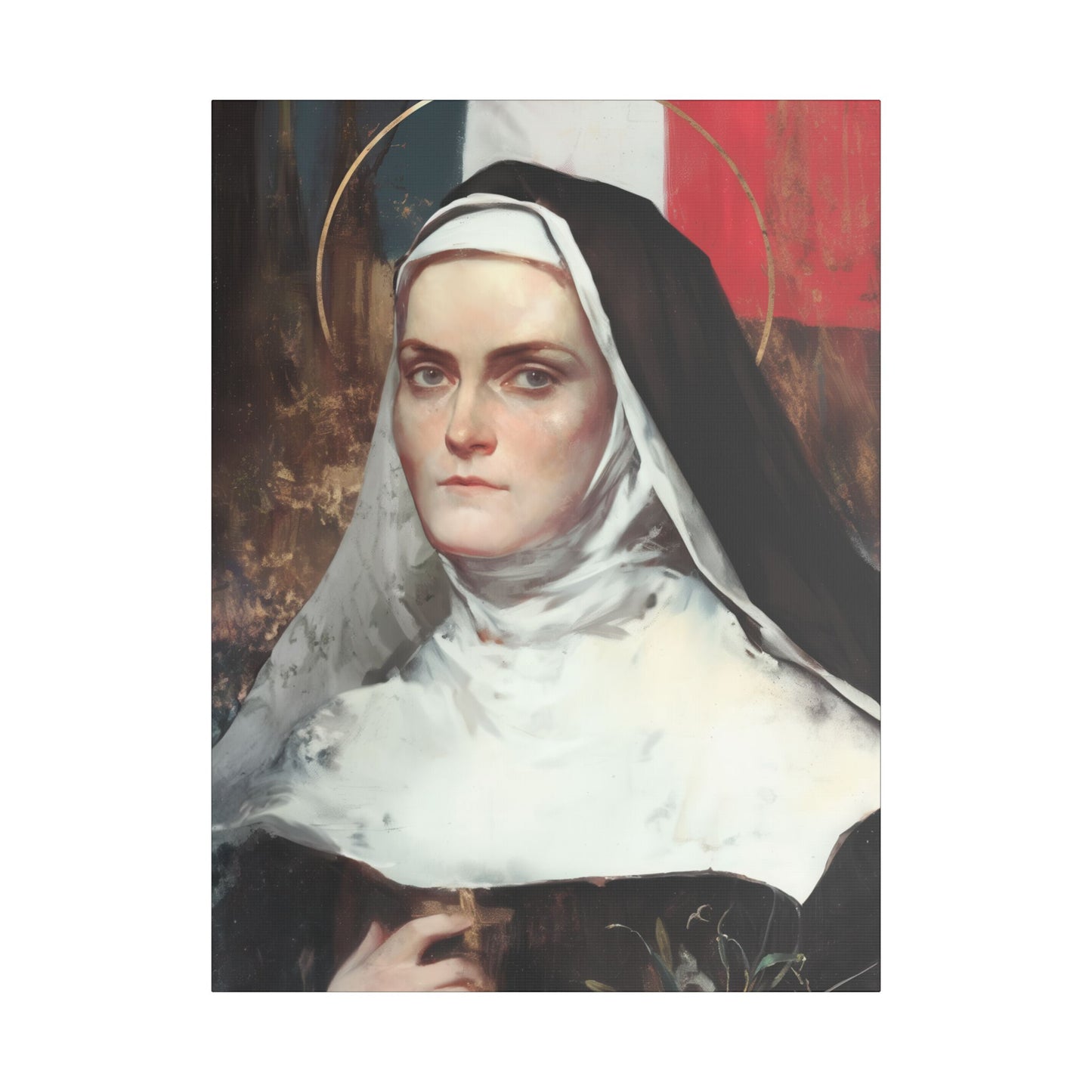 Saint Jeanne-Antide Thouret - Museum Wrapped Canvas - Print - Religious Art for your Home - Christian print - Prayer Room Art - Catholic