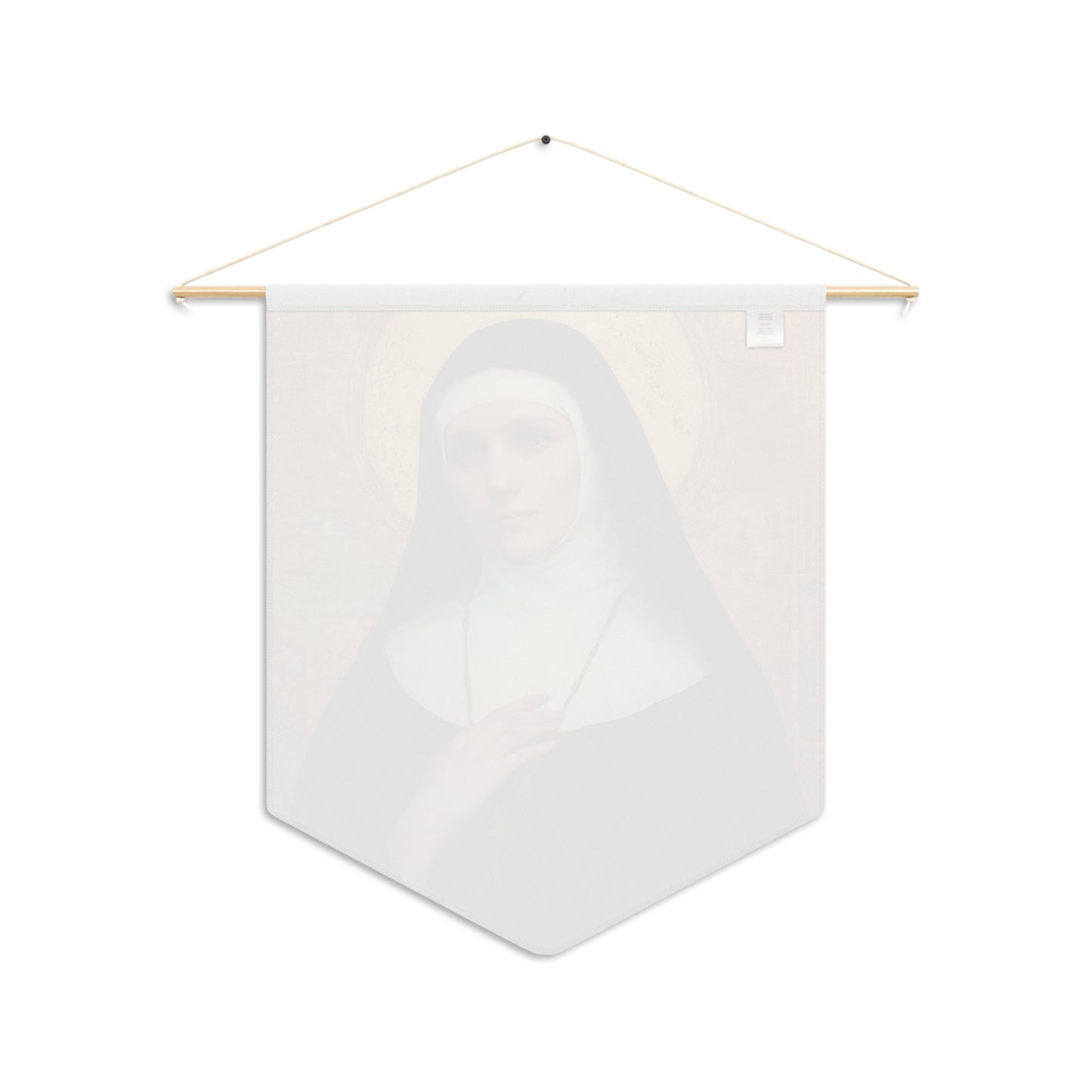 Saint Benedetta Cambiagio Pennant / Banner / Wall Hanging - Prayer room art - 18" x 21" - Catholic prayer Religious Christian Gift