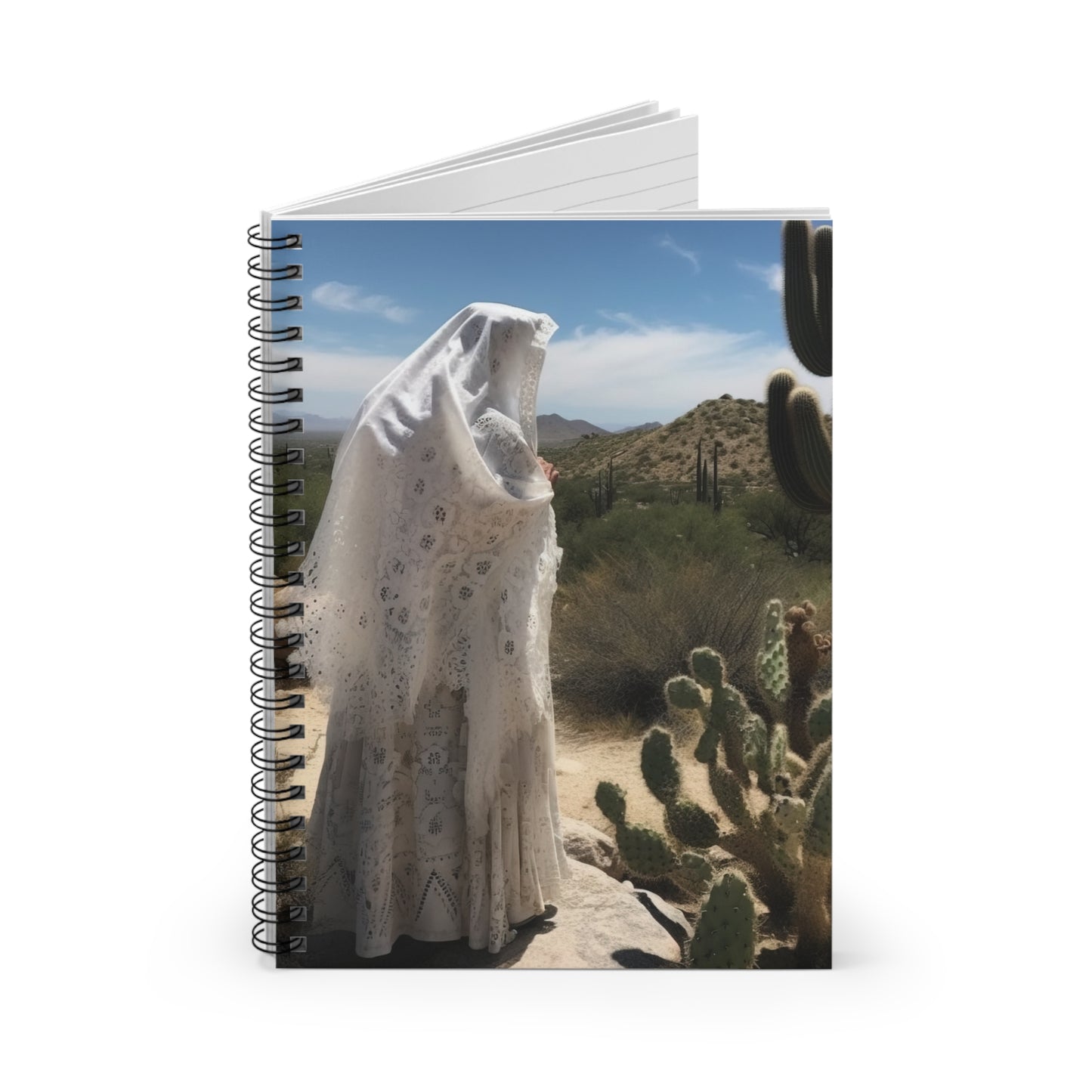 Saint Amma Sarah of the Desert Journal - Sanctified Souls Art - Religious Based Notebook - Spiral Notebook - Ruled Line