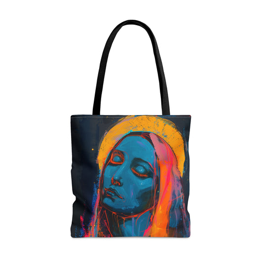 Mary, Mother of God _ Mother of Eternal Wisdom Tote Bag - Large Medium Small Faith Art Bag - Catholic Faith Purse - Religious Carry All