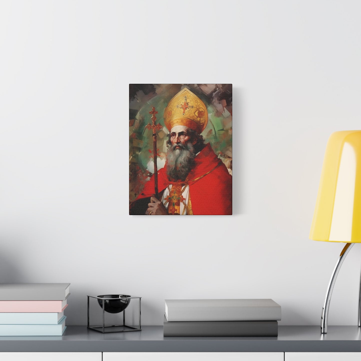Saint Eusebius of Vercelli Canvas Print - Multiple Sizes - Catholic Home art - Museum Wrapped Canvas - Sanctified Souls Print