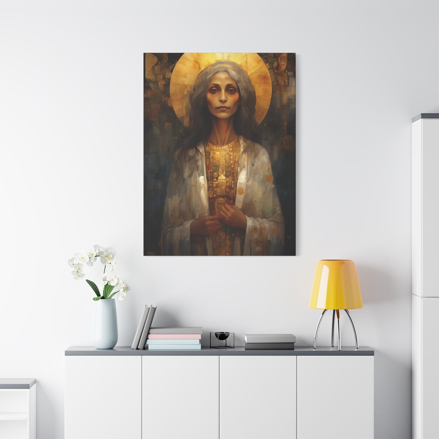 Saint Mary of Egypt - Museum Wrapped Canvas - Sanctified Souls Print - Religious Art for your Home