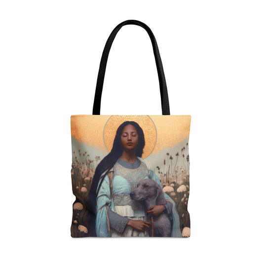 Saint Quiteria - Tote Bag - Large Medium Small Faith Art Bag - Catholic Faith Purse