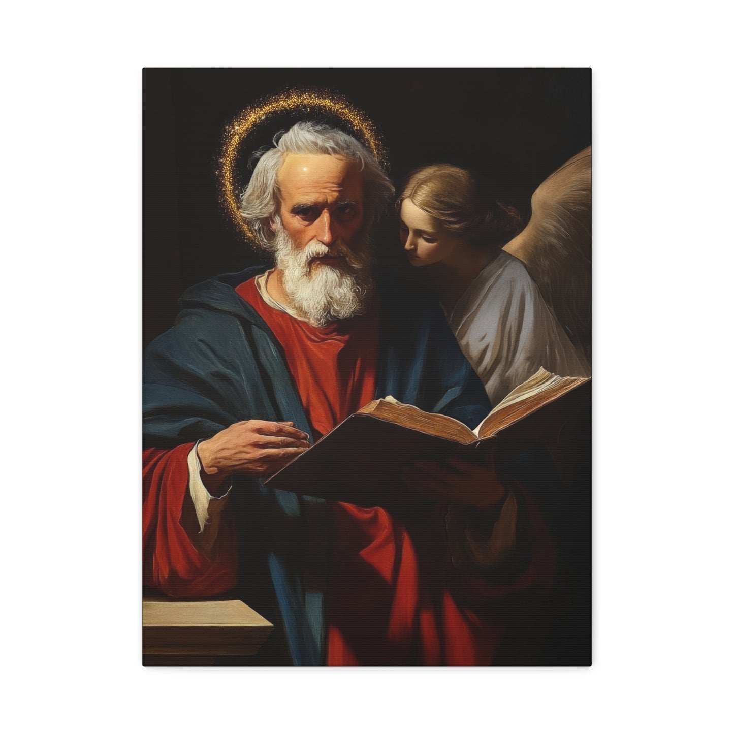 Saint Matthew the Apostle - Gallery Wrapped Canvas - Print - Religious Art for your Home - Catholic