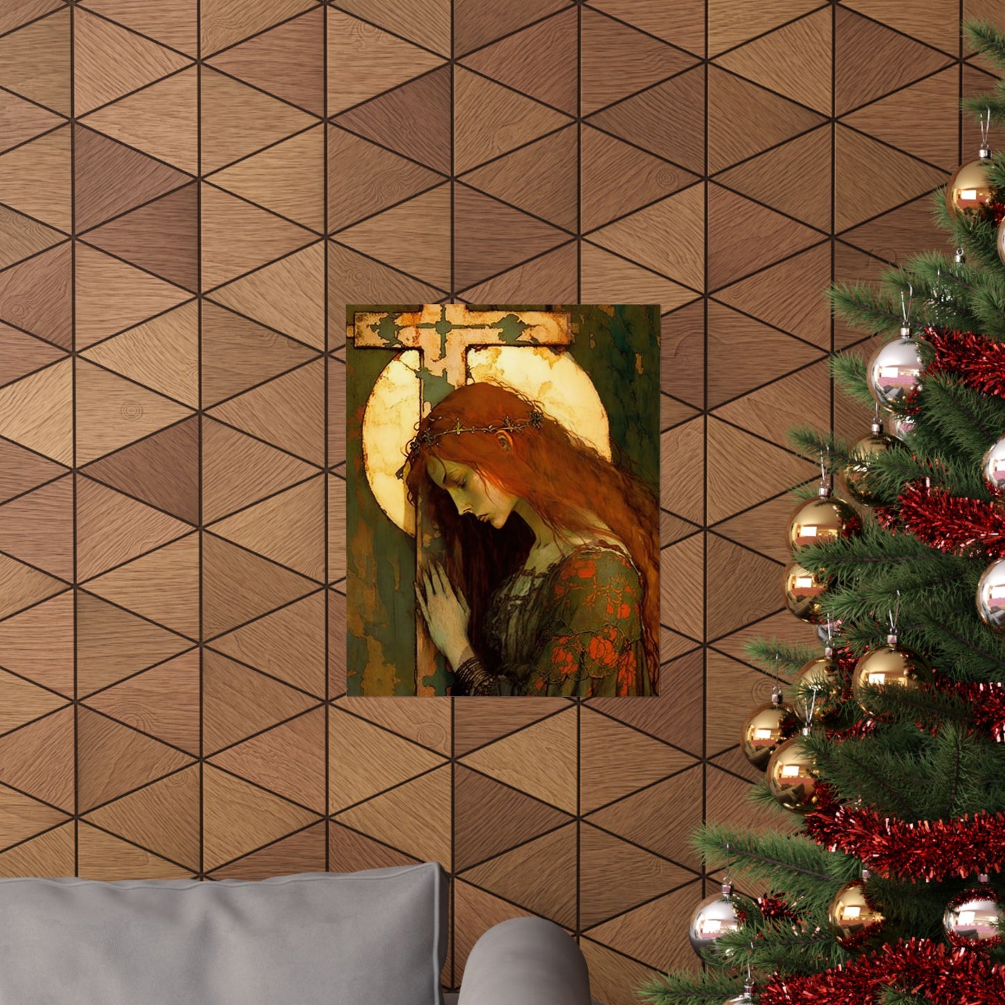 The Eternal Hope of Mary Magdalene Print - Sanctified Souls Print - Multiple Sizes - Premium Matte Vertical Posters