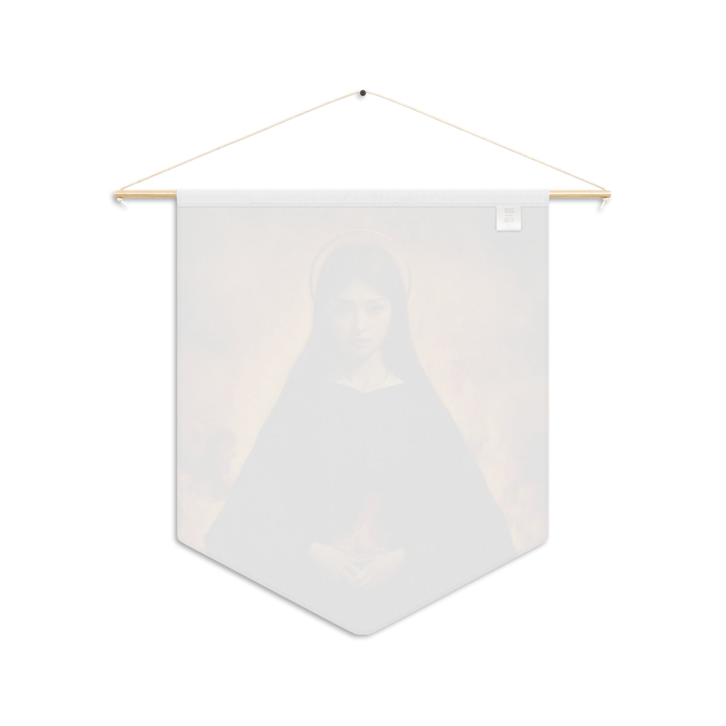 Blessed Mary Magdalen Kiota Pennant / Banner / Wall Hanging - Prayer room art - 18" x 21" - Catholic prayer Religious - Large Banner