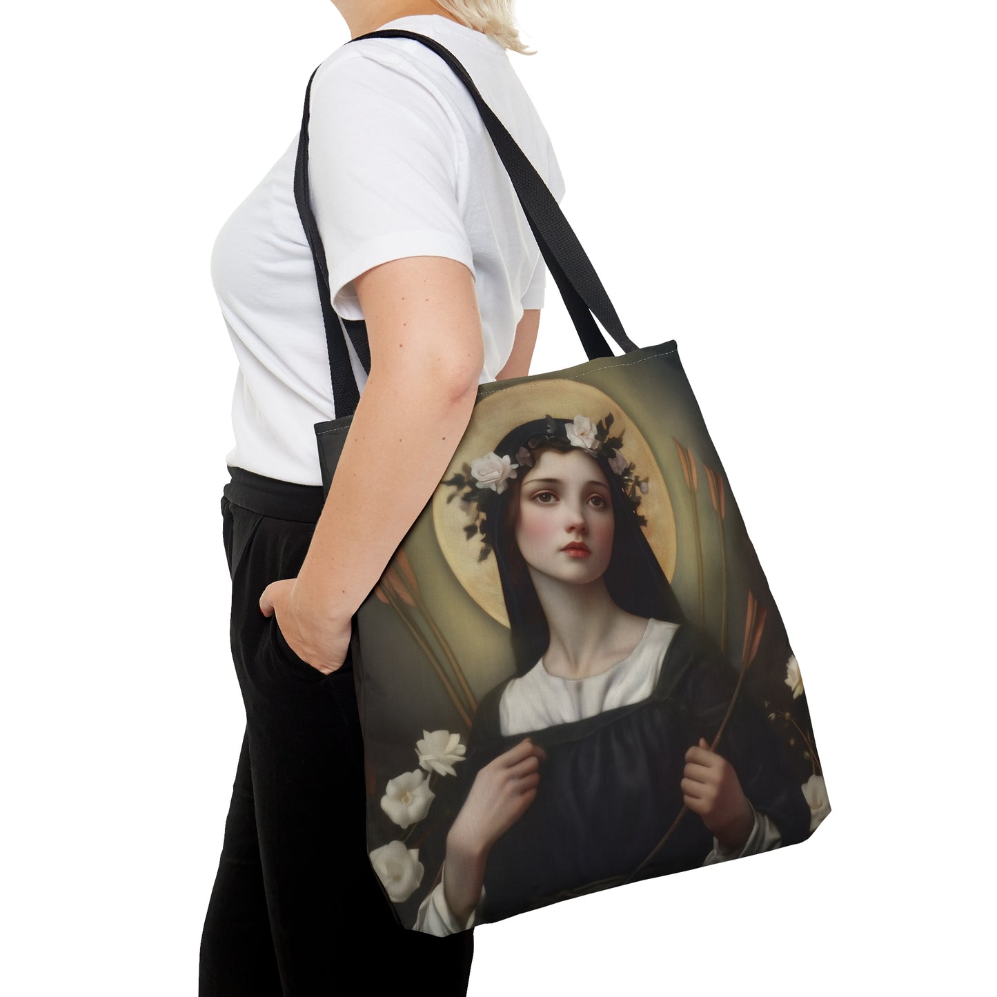 Saint Dorothy of Montau - Tote Bag - Large Medium Small Faith Art Bag - Catholic Faith Purse