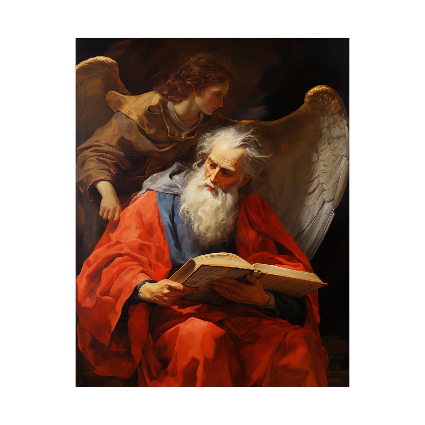 Saint Matthew the Apostle Print - Sanctified Souls Print - Multiple Sizes - Premium Matte Vertical Posters