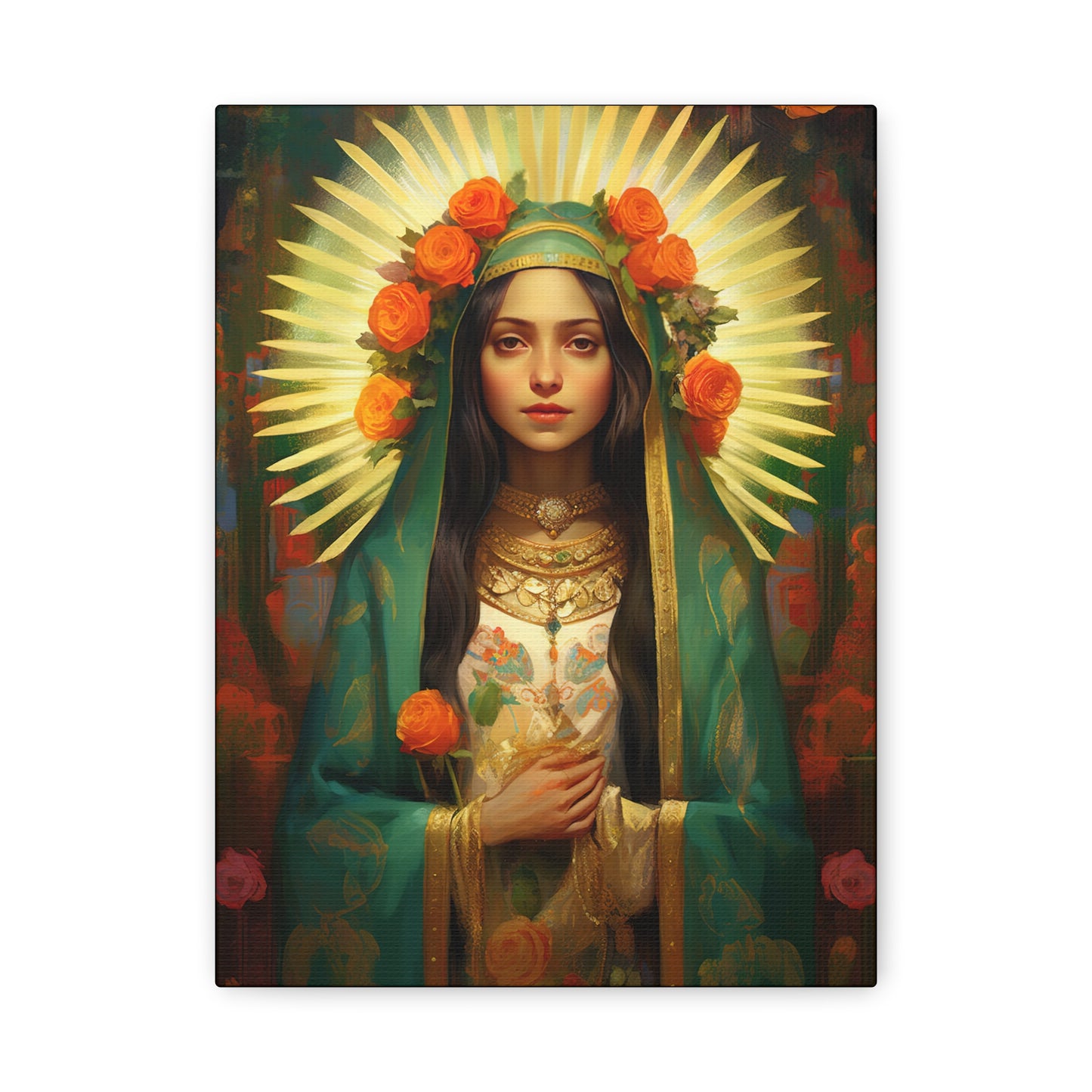 Patroness of Hope Our Lady of Guadalupe Museum Wrapped Canvas Print - Multiple Sizes - Catholic Home art