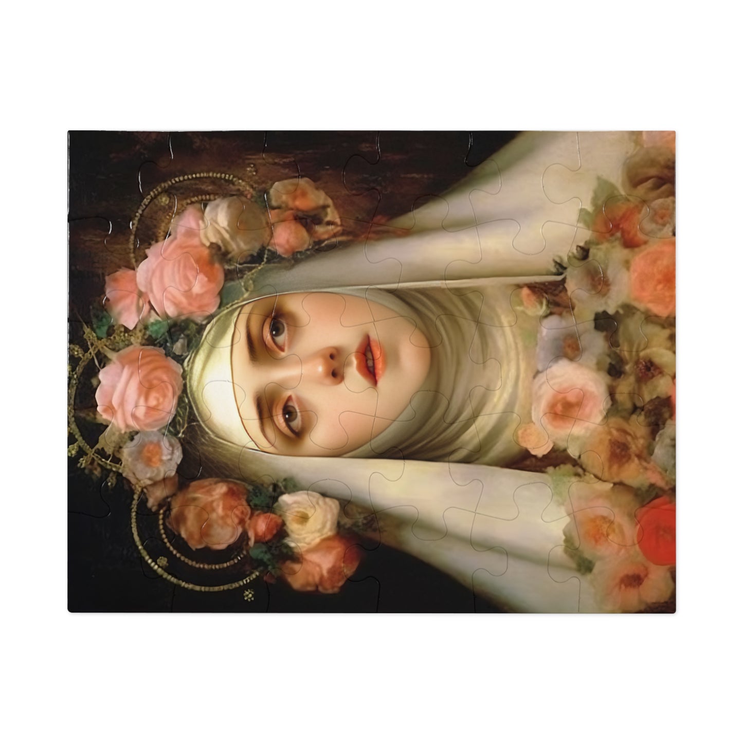 Saint Rose of Lima - Puzzle and Keepsake Tin - Religious Jigsaw Puzzle (30, 110, 252, 500,1000-Piece) - Religious Puzzle
