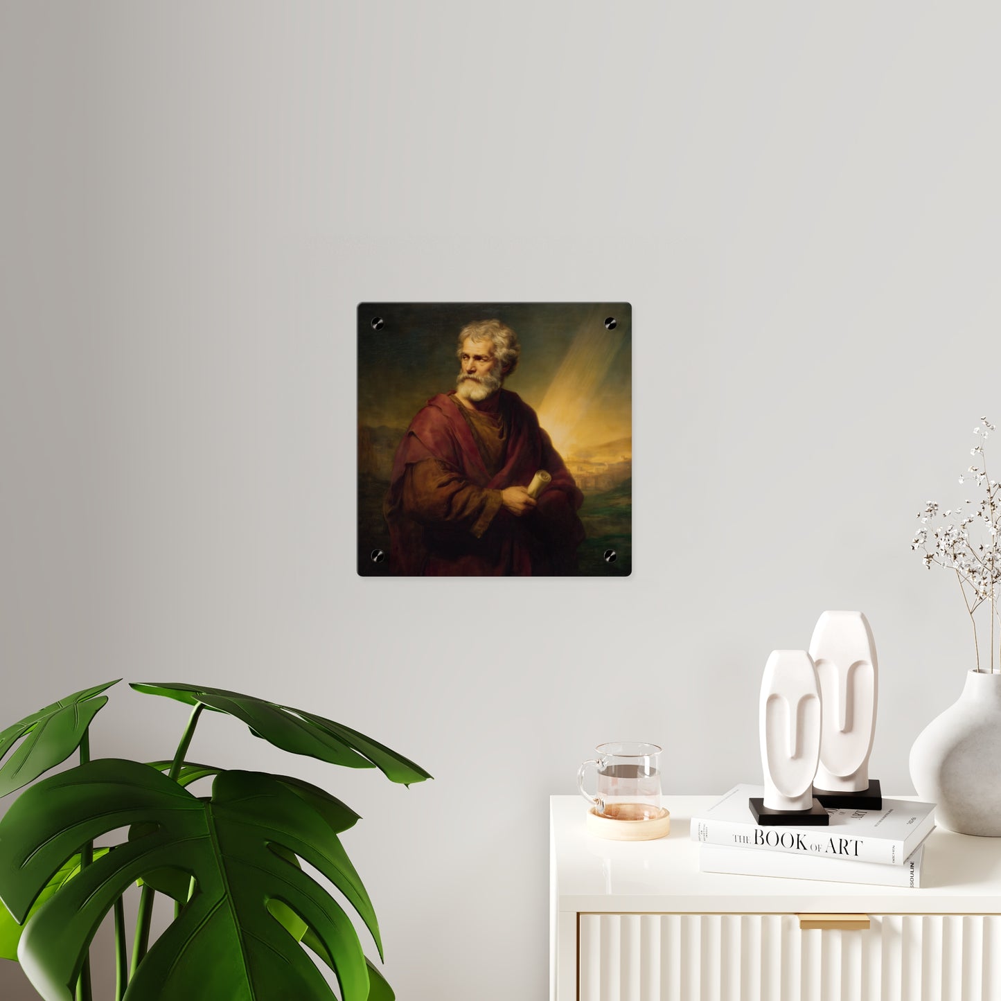 Saint Phillip Acrylic Wall Art Panel - Ready to Hang Acrylic Print - Patron Saint Art - Catholic Saint Art