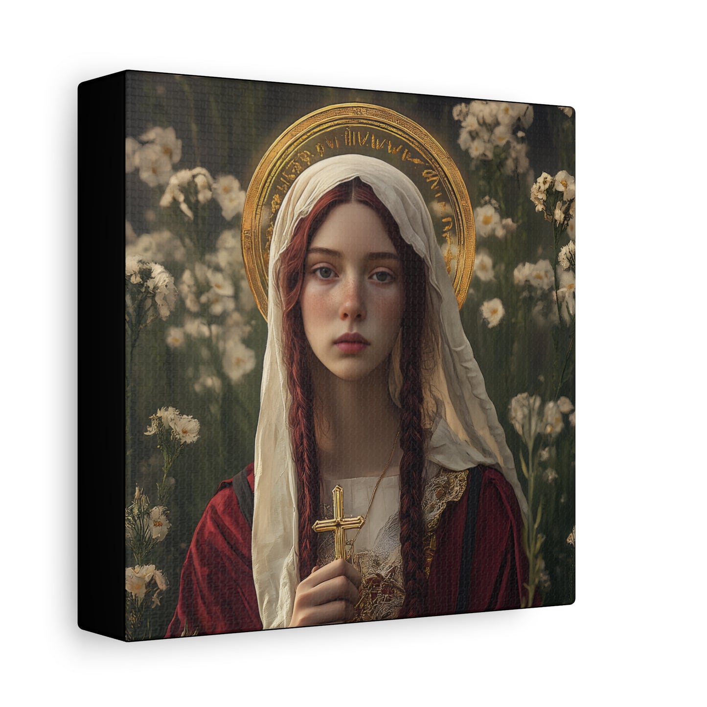 Saint Hilaria - Gallery Wrapped Canvas - Print - Religious Art for your Home - Catholic Art
