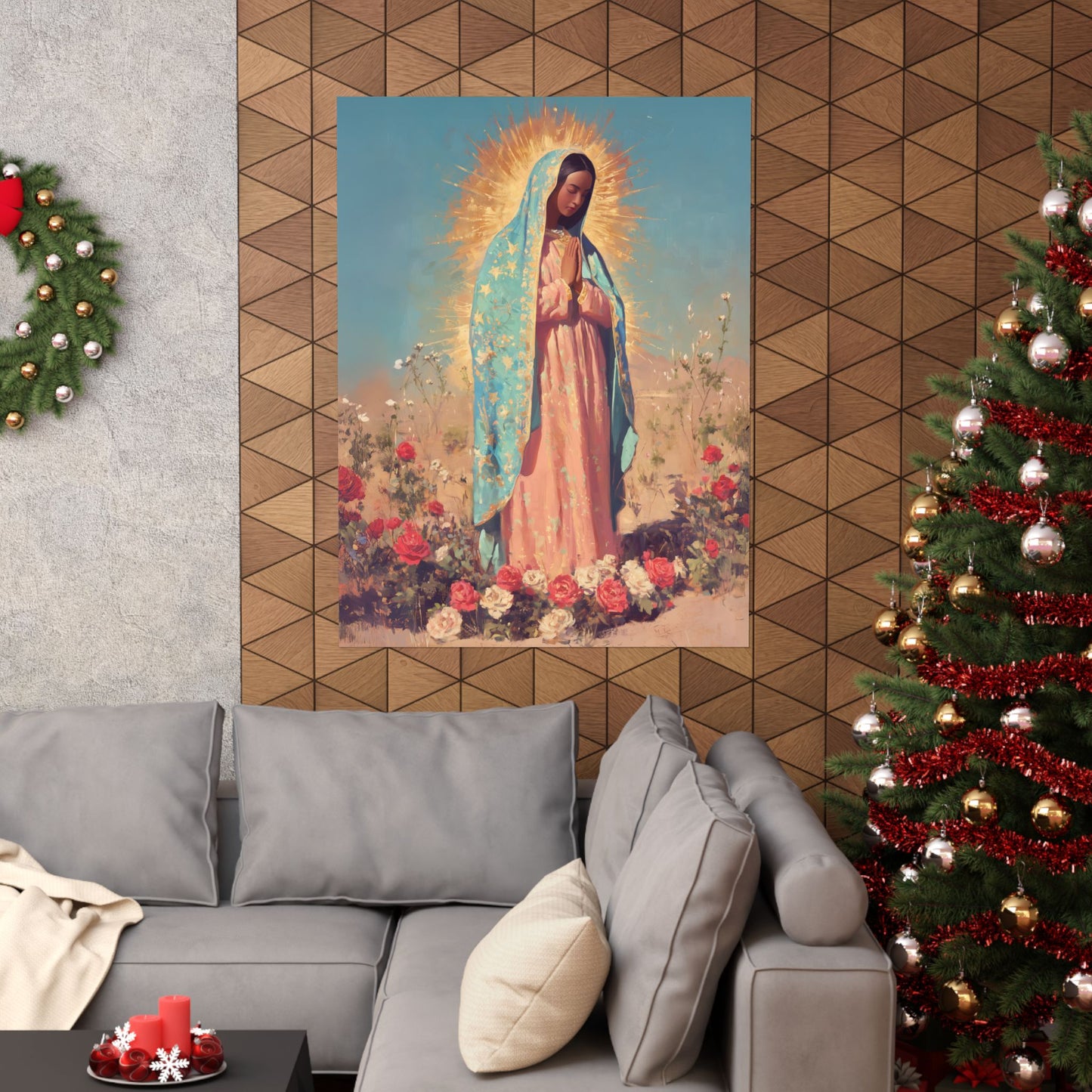 Our Lady of Guadalupe - Sanctified Souls Print - Multiple Sizes - Premium Matte Vertical Posters