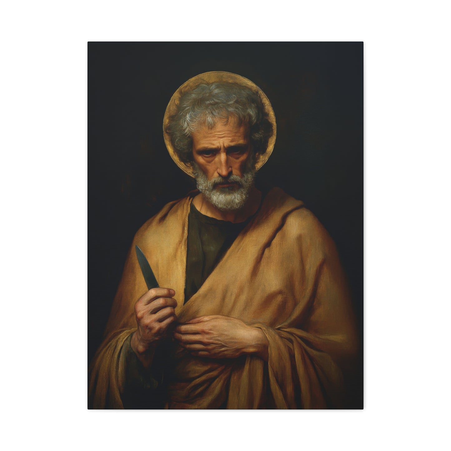 Saint Bartholomew the Apostle  - Gallery Wrapped Canvas - Print - Religious Art for your Home - Catholic