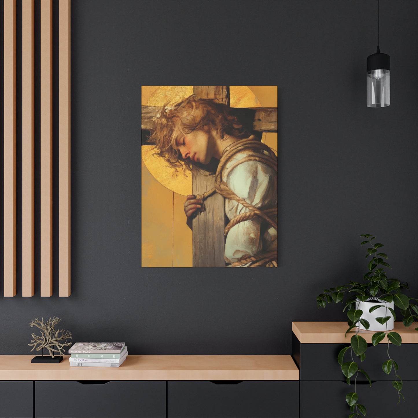 Saint Dismus, The 'Good Thief' - Gallery Wrapped Canvas - Print - Religious Art for your Home - Catholic Art