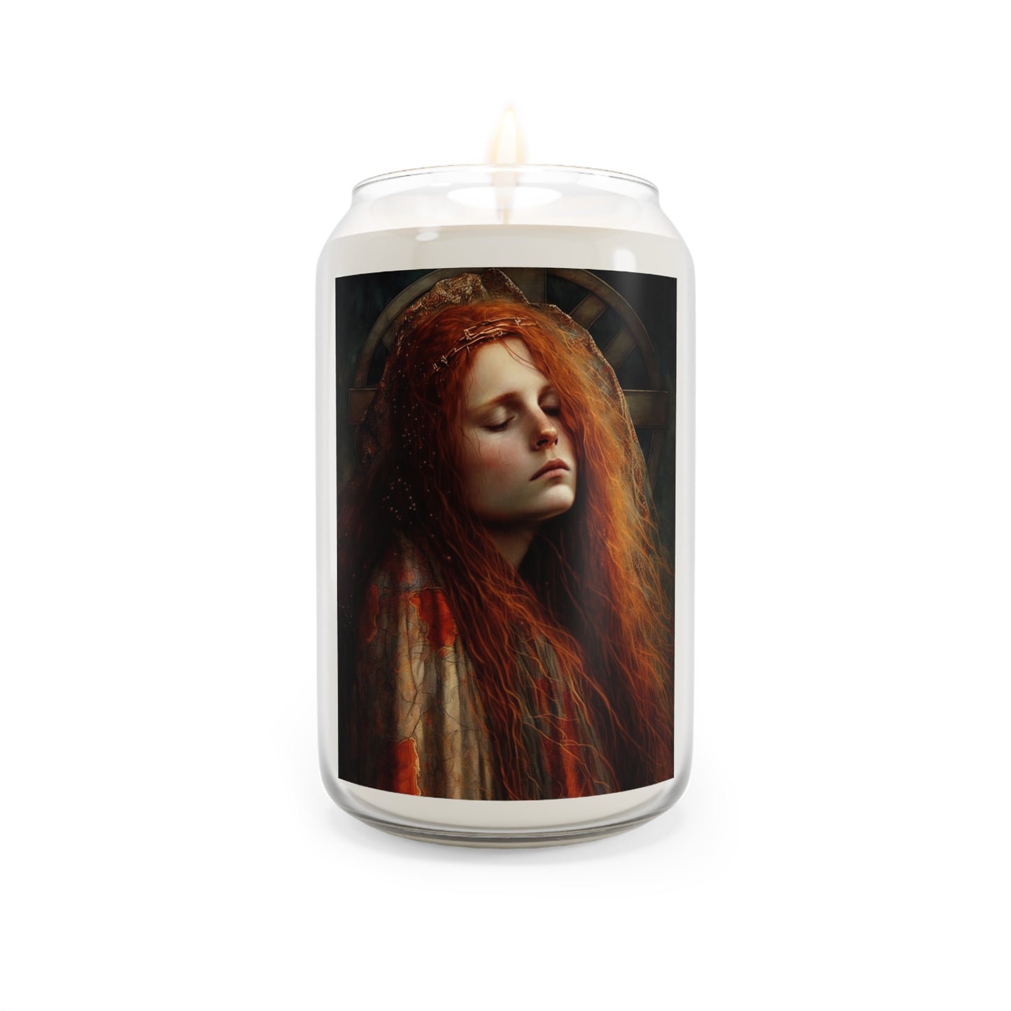 The Penitent Magdalene - Saint Mary Magdalene Scented Prayer Candle, 13.75oz - Tall Size - Religious Prayer Candle - Catholic Art