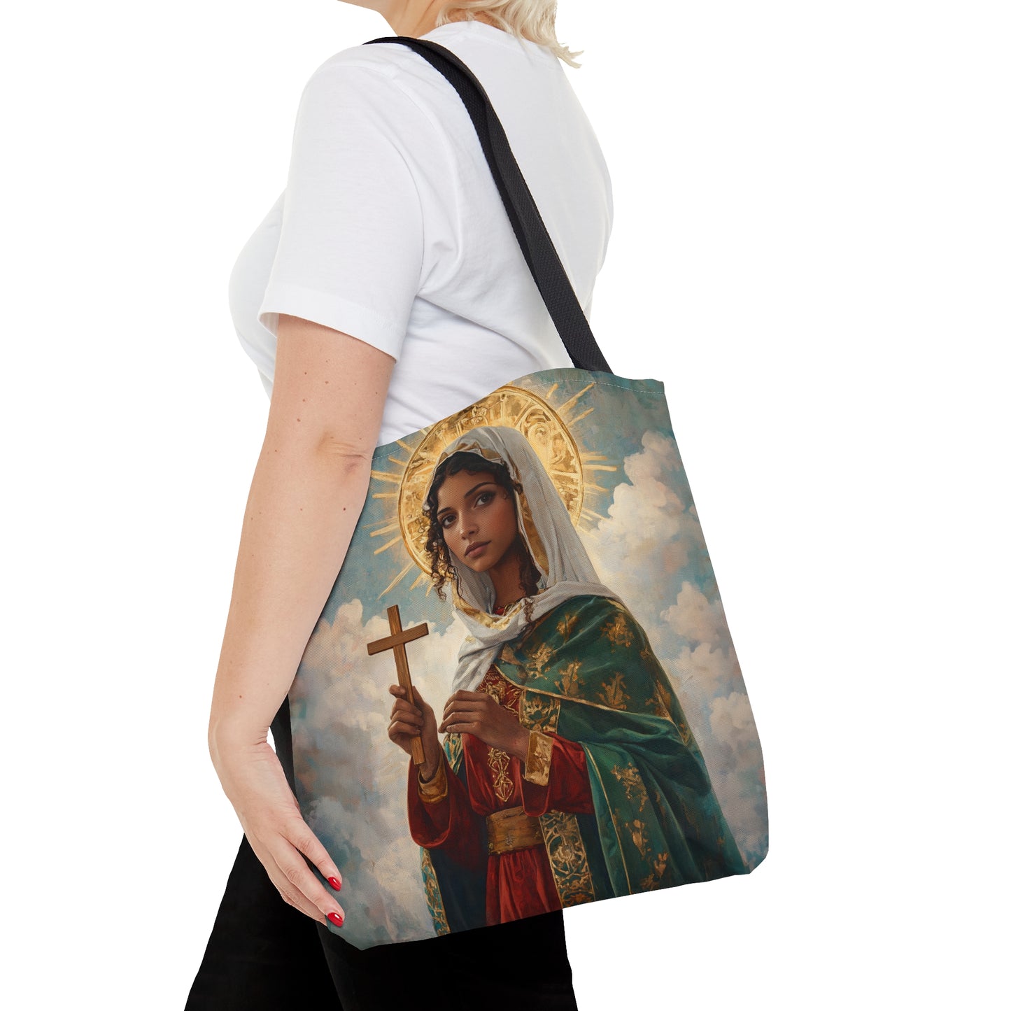 Saint Claudia Tote Bag - Large Medium Small Faith Art Bag - Catholic Faith Purse - Religious - Reusable Grocery Bag - Prayer Bag - Bible Bag